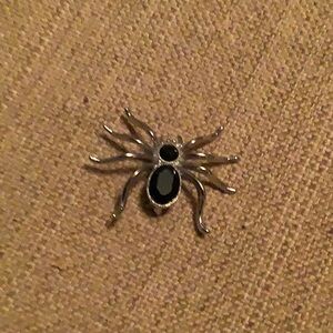 Black Widow Spider Pin/Brooch